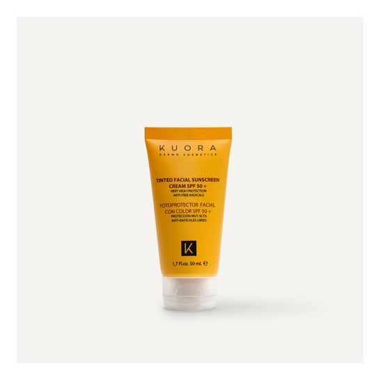 Kuora Facial Sunscreen with Color SPF50+ 50 ml