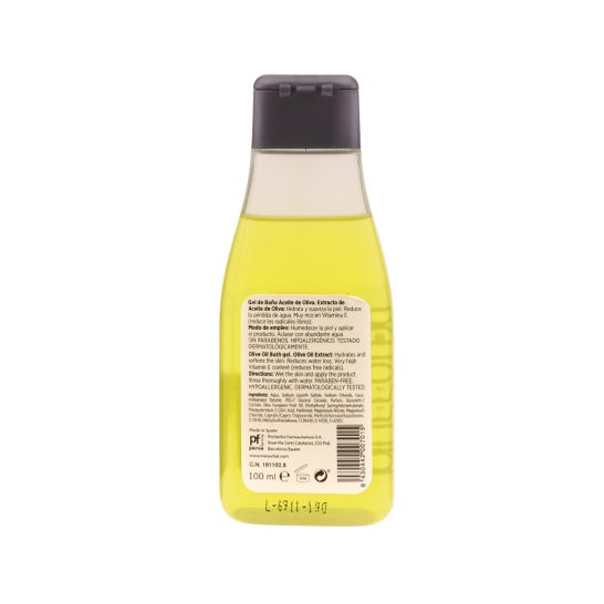 Mussvital Essentials gel de baño aceite de oliva 100 ml