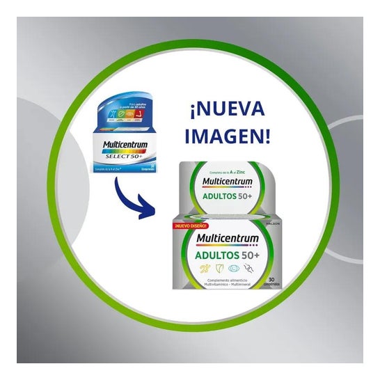 Multicentrum™ Select 50+ 30 tabs. Multicentrum™ Select 50+ 30 tabs.