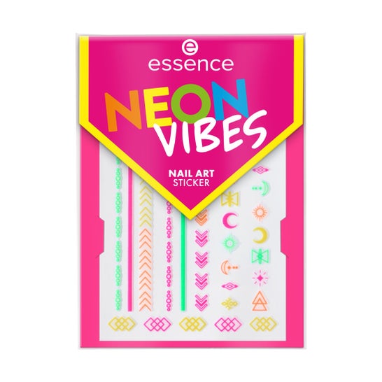 Essence Neon Vibes Nail Stickers in Neon Colours 1ud