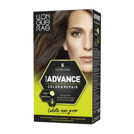 Llongueras Color Advance Hair Dye N5 Light Brown1ud