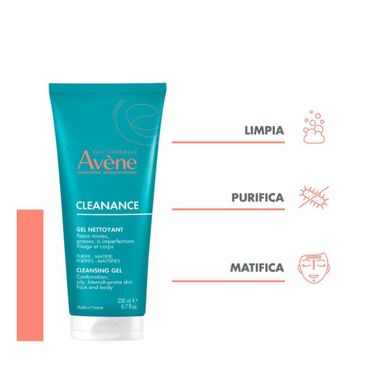 Avène Cleanance Gel limpiador 200ml