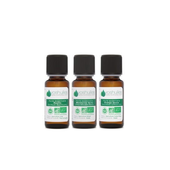 Voshuiles Mon Petit Kit Cuisine 3 Organic Essential Oils