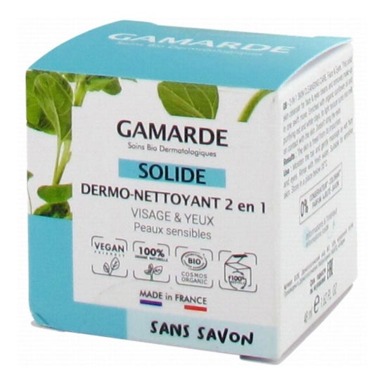 Gamarde Dermo-Nettoyant 2 En 1 Limpiador Sólido Bio 48ml