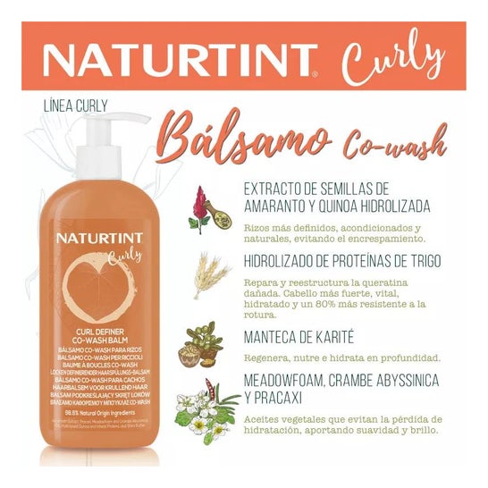 Naturtint Curly Bálsamo Co-Wash 330ml Naturtint Curly Bálsamo Co-Wash 330ml