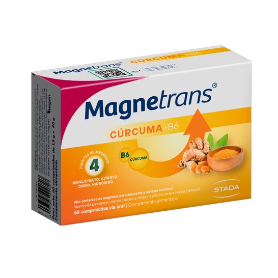Magnetrans Kurkuma wit B6 + 355 mg Magnez 60 kapsułek