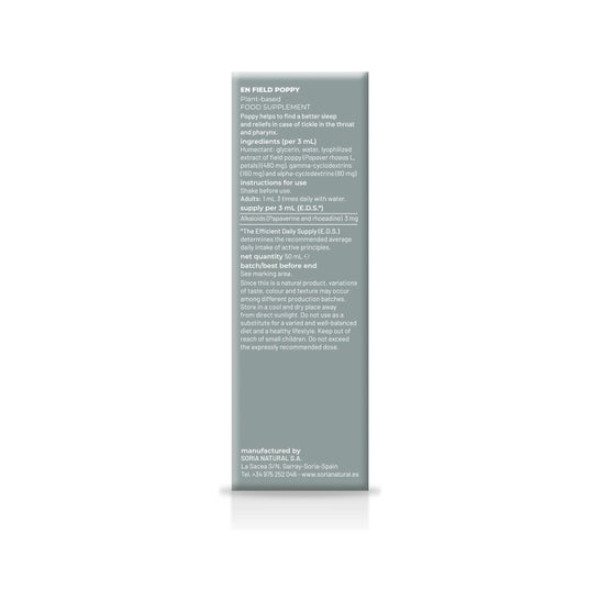 Soria Natural Amapola Extracto 50 ml