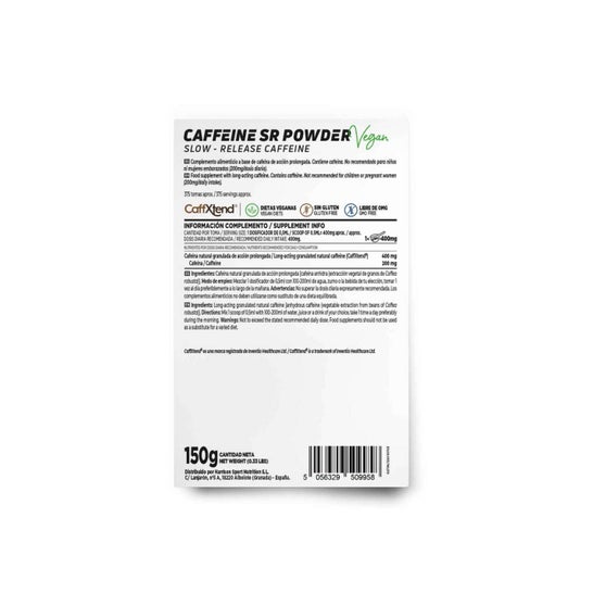 HSN Cafeína de Liberación Prolongada 400 mg Caffxtend® en Polvo 150 g