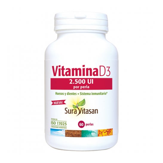 Sura Vitasan Vitamina D3 2.500Ui 60 Perlas