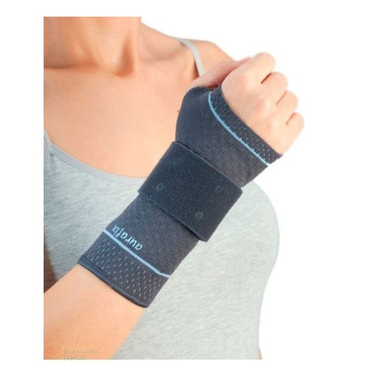 Aurafix Wrist Wrist Brace Fabric Splint Ao-17 størrelse M venstre 1 stk