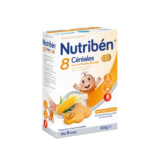 Nutribn 8 Crales e Honey Biscuit in 6 mesi 300g