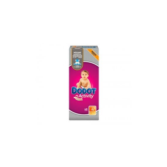 Dodot Activity pañal infantil T-4  48uds