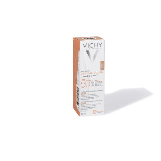 Vichy Capital Soleil UV-Age Daily Water Fluid SPF50+ con Color 40ml