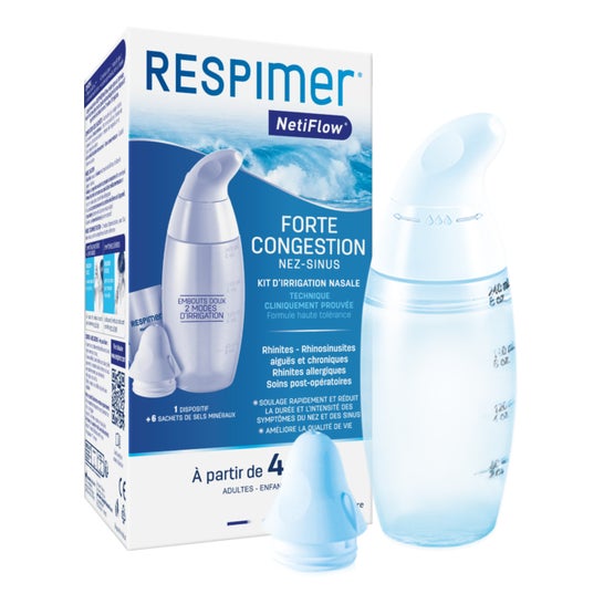 Respimer Netiflow Kit de Irrigación Nasal