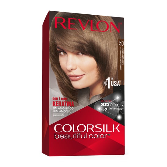 Revlon Colorsilk 50 Lichtbruin Haarkleur Kit