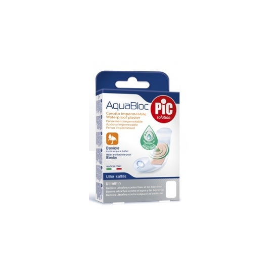 Pic Aquabloc 5 Antibakterielle Plaster 10X12Cm
