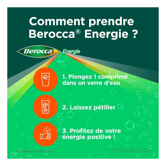 Berocca Energie Efervescente Sin Azúcar 60comp