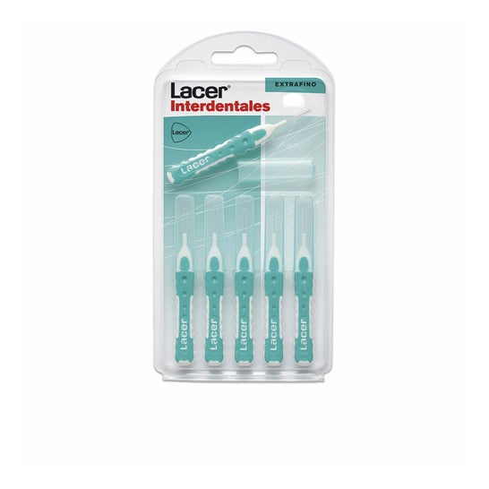 Straight Interdental Lacer extra fine 6 pezzi