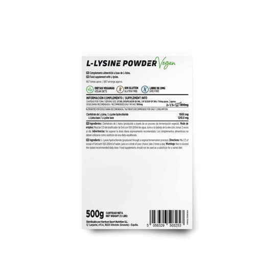 HSN L-Lisina en Polvo 500g