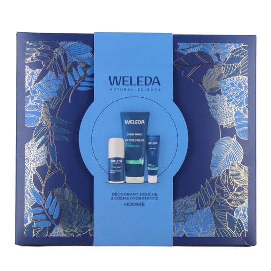 Weleda Cofre Men Desodorante + Ducha + Crema Hidratante