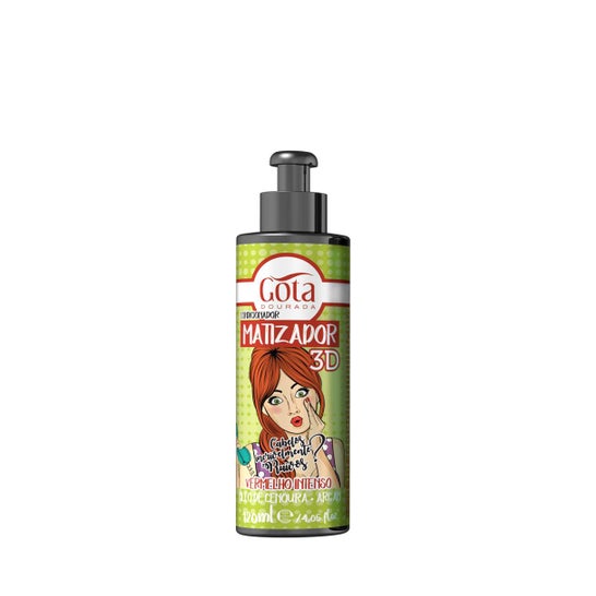 Gota Dourada Acondicionador Matizador 3D Rojo Intenso 120ml