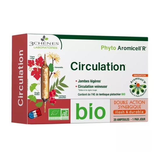 Les 3 Chênes Phyto Aromicell'R Circulation 30 Ampollas