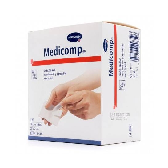 Medicomp Compresa Estéril 10x10cm 100uds