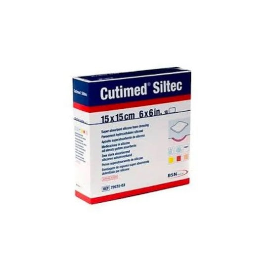 Cutimed Siltec B Pans 15X15Cm 10