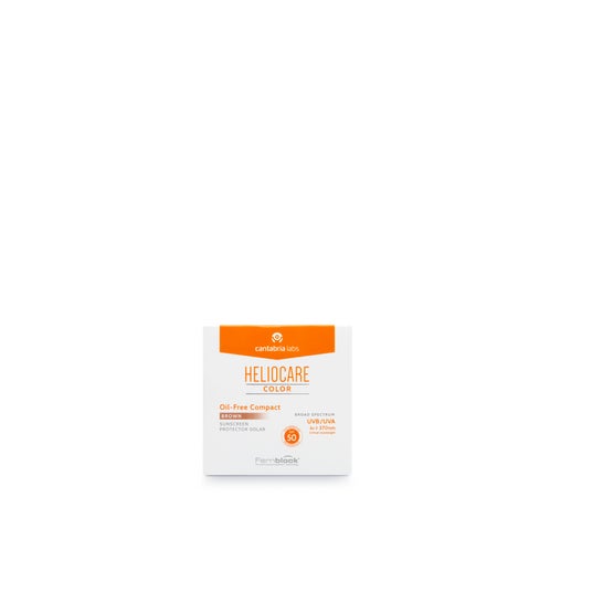 Heliocare Color Compact SPF50 + olej brązowy bez oleju 10g