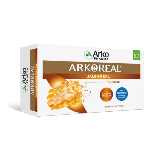 Arkopharma Arkoreal Jalea Real 1500mg Sin Azúcar 20ampollas