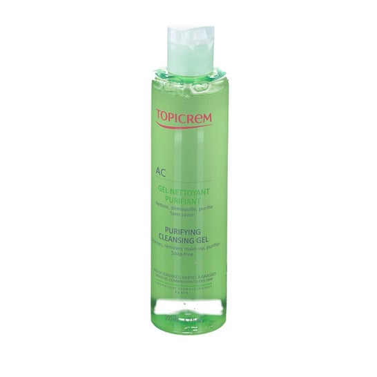 Topicrem Peaux Mixtes  Grasses AC Gel Nettoyant Purifiant 200ml