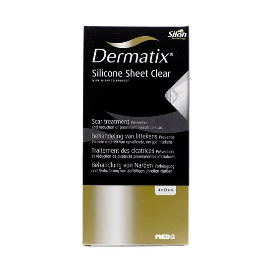 Dermatix Lamine Silicone Sheet Clear S 4x13cm 1ud