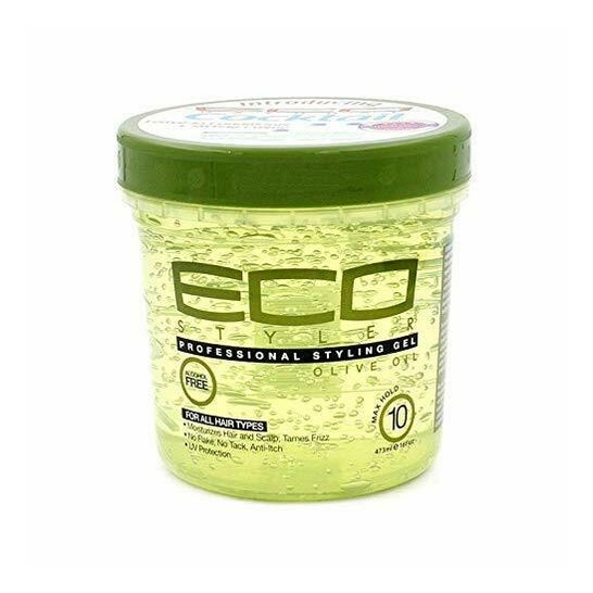 Eco Styler Strong Fixing Gel Olive Oil Alcohol Free 473ml