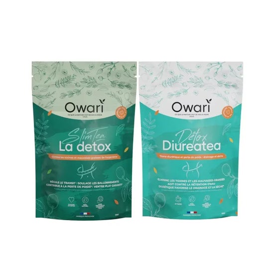 Pack Dúo SlimTea + Detox Diuretea 2x50 g