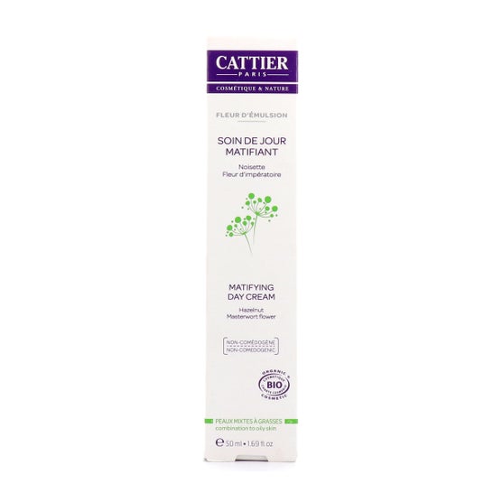 Cattier Fleur D'Emulsion Soin De Jour Matifiant 50ml