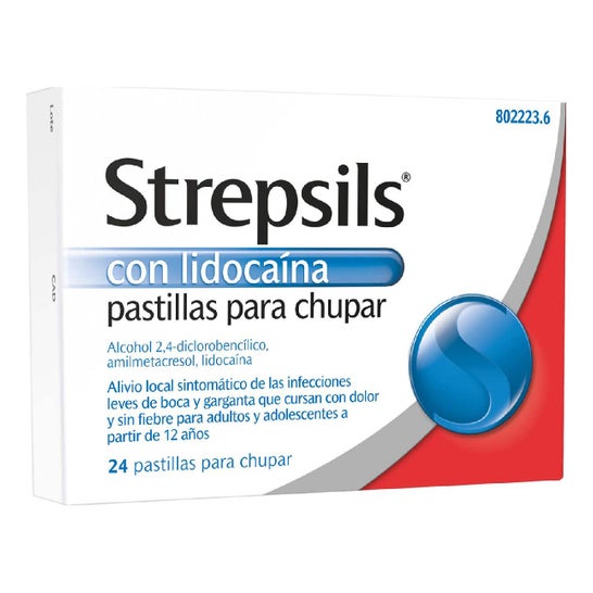 Strepsils Lidocaina 24 Pastillas
