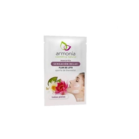 Armonía Mascarilla Facial Sensación Relax Flor de Loto 10 g