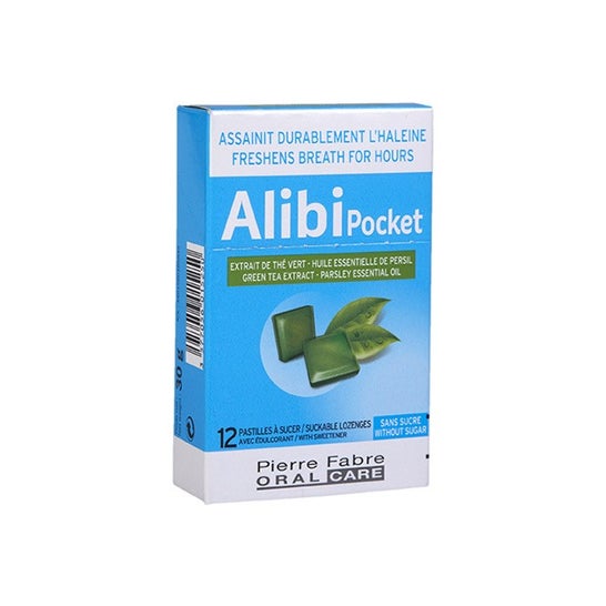 Alibi Pocket Cleanses Breath Box of 12 Tablets - Suck