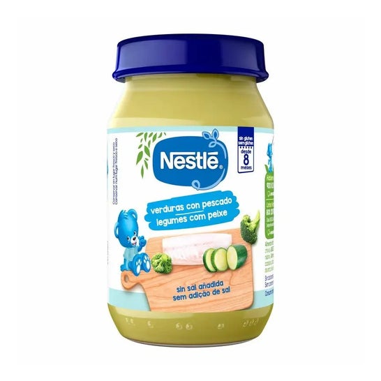 Nestlé Verduras con Pescado 190g Nestlé Verduras con Pescado 190g
