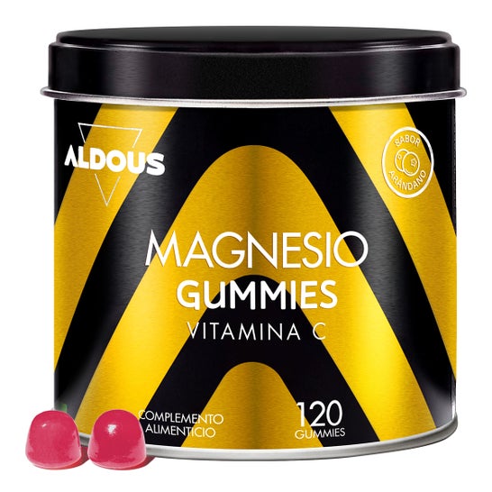 Aldous Bio Citrato Magnesio Gummies 1340mg + Vitam C 45mg 120uds