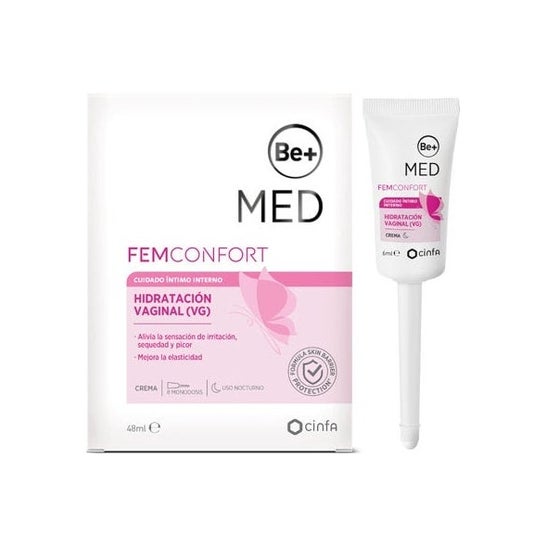 Be+ Med Femconfort Vaginal Moisturiser 8x6ml