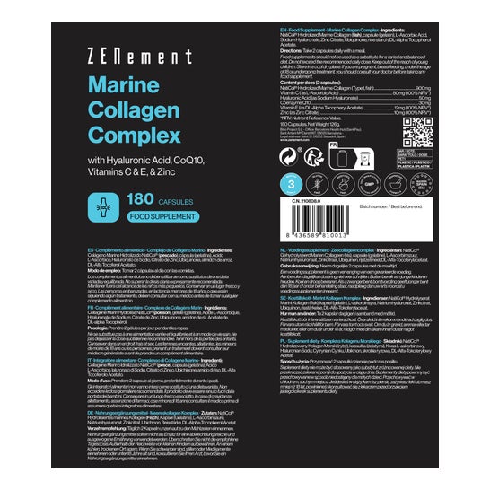 Zenement Complejo Colágeno Marino 180 caps