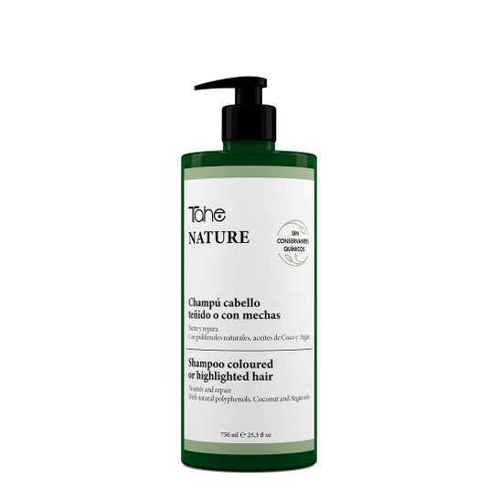 Tahe Nature Shampoo para Cabelo Pintado ou com Madeixas Sem Sulfatos 750ml