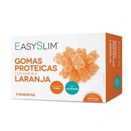 EasySlim Gomas Proteicas Laranja 3x70g