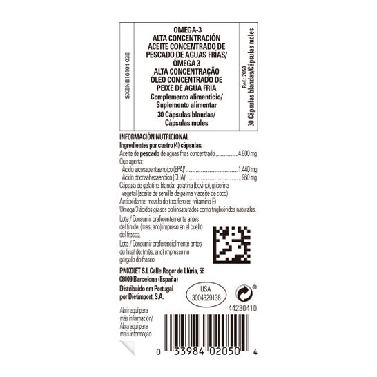 Solgar Omega-3 Doble Concentración 30 perlas