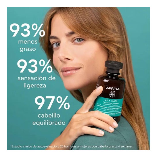 Apivita fedt hår shampoo 250ml Apivita fedt hår shampoo 250ml