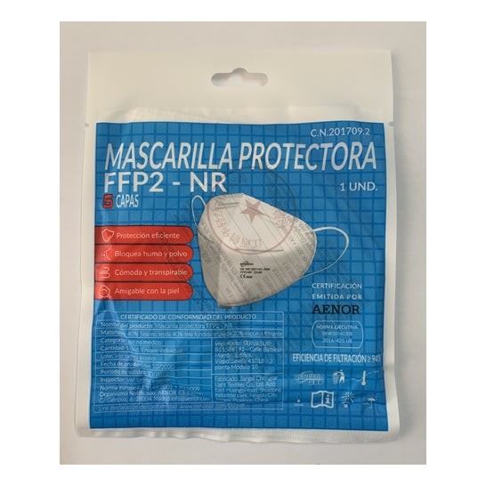Veeresa Mascarilla Protectora FFP2 NR Blanca 1ud