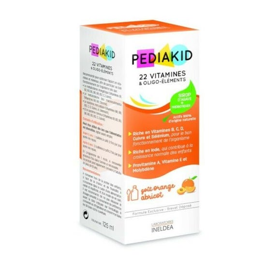 Pediakid-Sirup 22 Vitamine und Spurenelemente 125ml