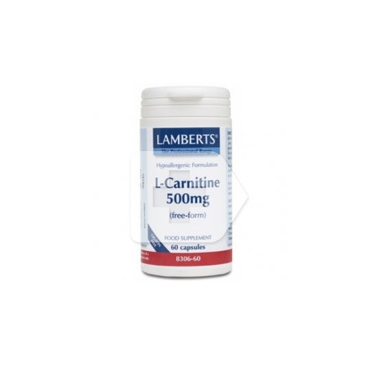 Lamberts L-carnitina 500 mg 60 caps