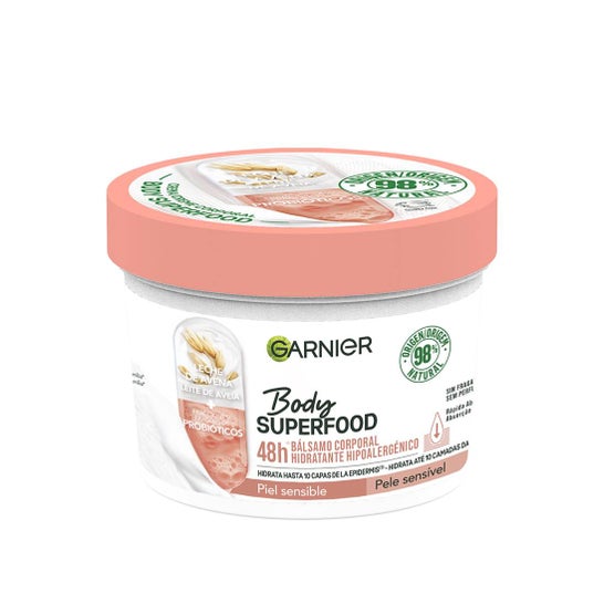 Garnier Body Superfood Leite Aveia + Probióticos Creme 380ml